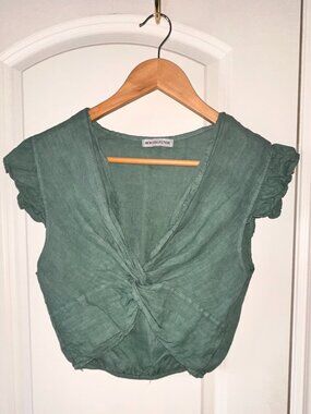 100% Linen Women's Top - Size ( One Size/Small ) New!